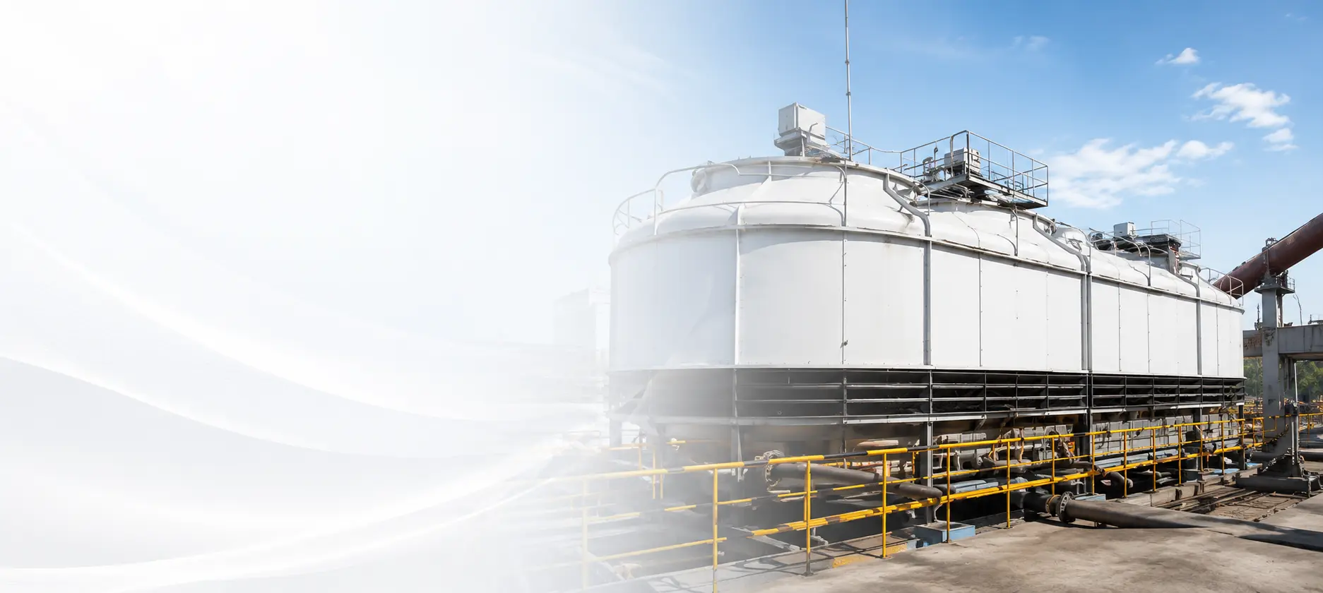 Cooling tower installation